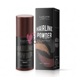 Pudra coloranta pentru contur la radacina firului de par Hairline Powder Luxfume Cod HL02 Negru